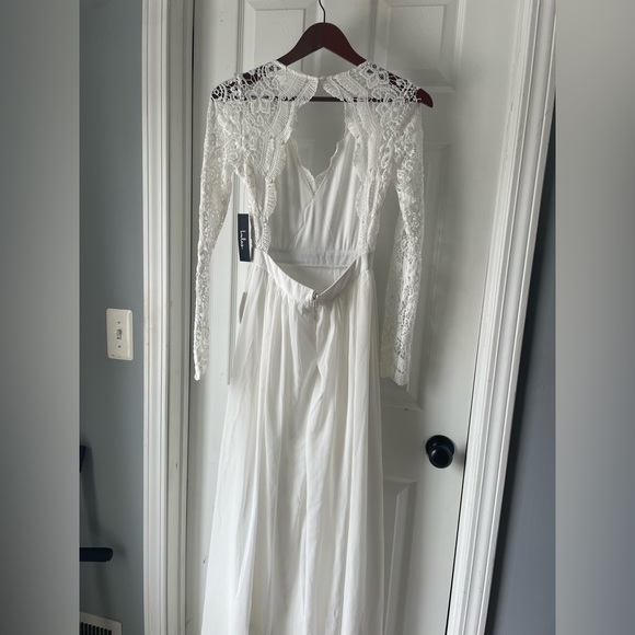 White floral lace dress by Lulus - Picture 2 of 3